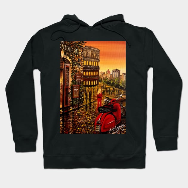 Roman Holiday Hoodie by Artbythree